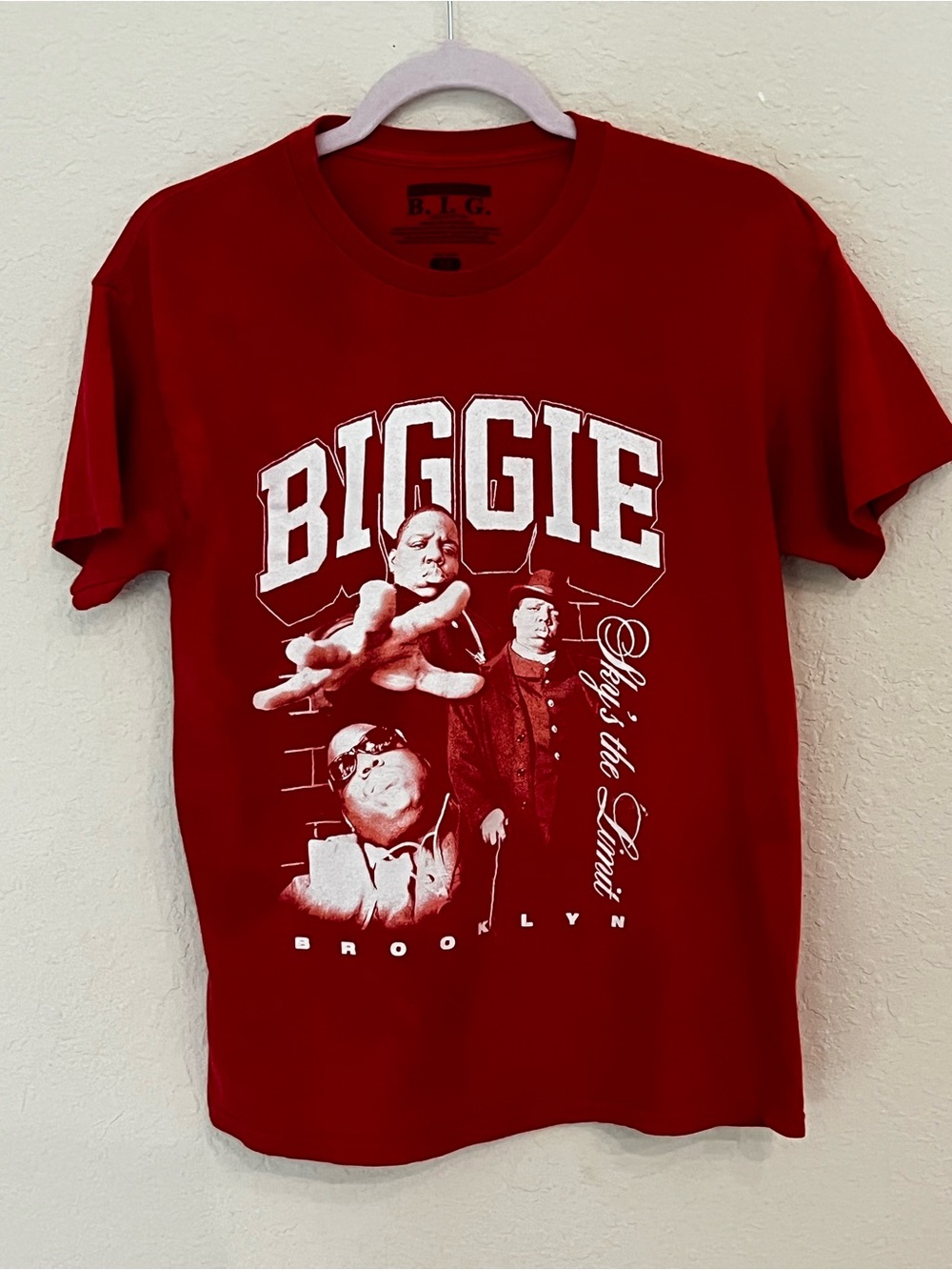 Red Biggie Graphic Mens Tee -